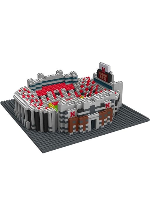 Forever Collectibles Nebraska Cornhuskers Red 3D Mini BRXLZ