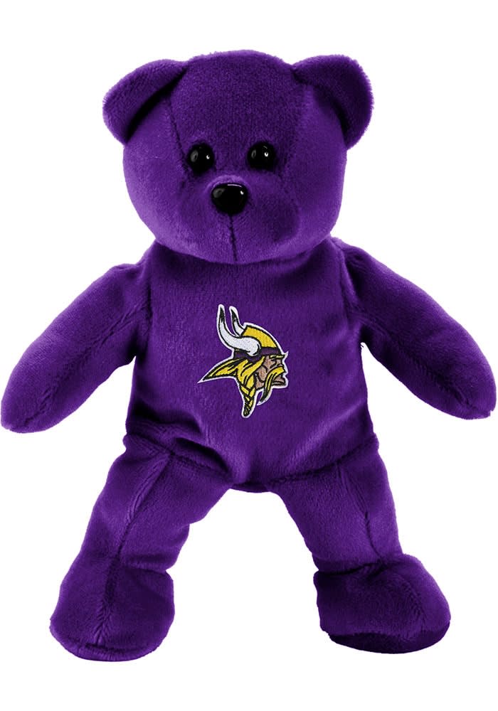 Forever Collectibles Minnesota Vikings Solid Color Bear Plush PURPLE