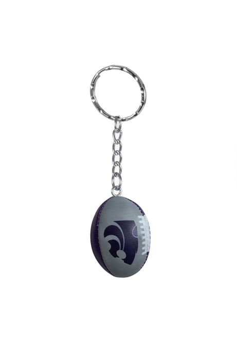 Purple K-State Wildcats 2 Inch Ball Keychain