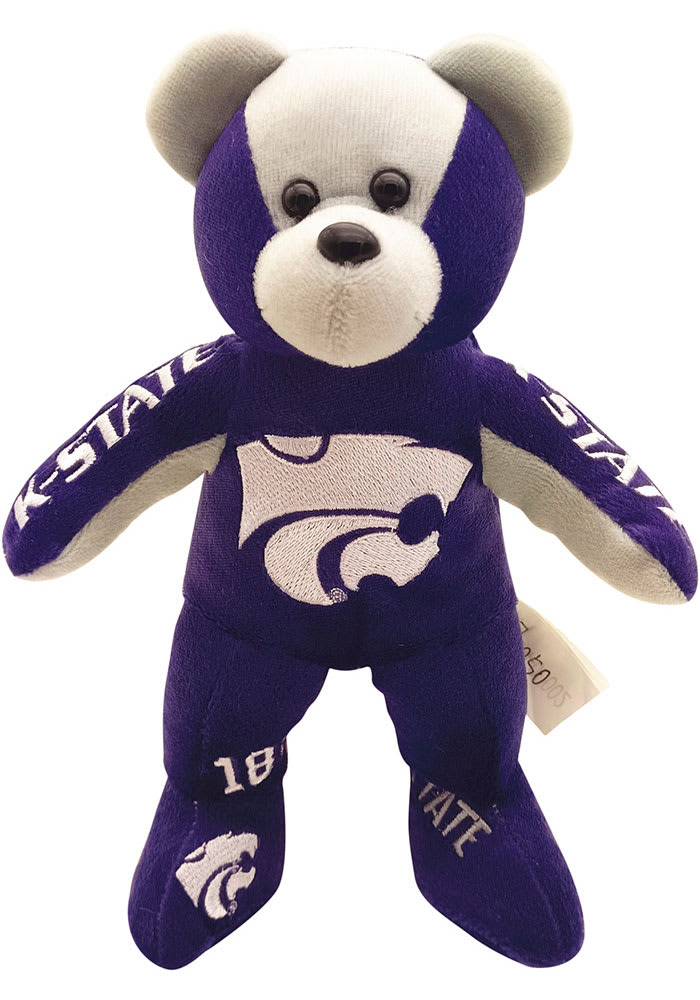 Forever Collectibles K-State Wildcats PURPLE Thematic Bear Plush