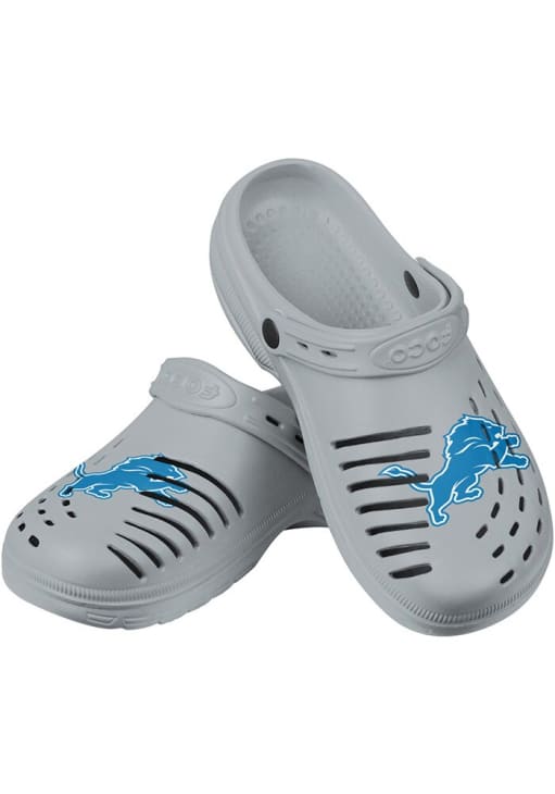 Detroit Lions Solid Color Mens Flip Flops