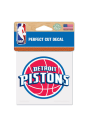 Detroit Pistons 4x4 Perfect Cut Auto Decal - Red