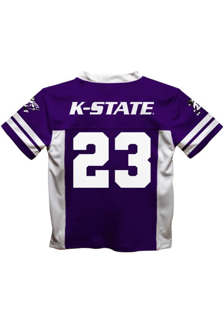 Youth Purple K-State Wildcats Wilson Football Jersey Jersey