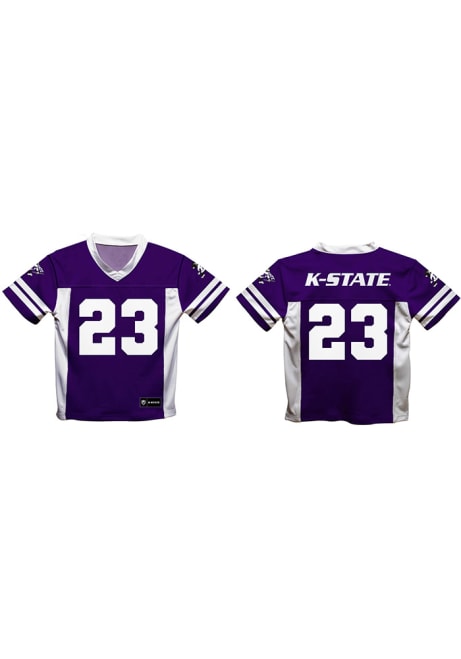 Toddler K-State Wildcats Purple Vive La Fete Wilson Football Jersey Jersey