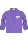 Main image for K-State Wildcats Youth Purple Felix Long Sleeve Quarter Zip Shirt