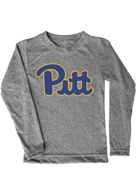 Toddler Pitt Panthers Grey Vive La Fete Aaron Long Sleeve T-Shirt