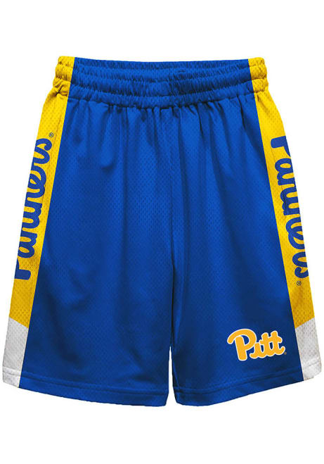 Toddler Pitt Panthers Blue Vive La Fete Mesh Athletic Shorts