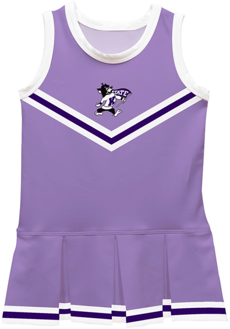Toddler Girls K-State Wildcats Lavender Vive La Fete Britney Dress Graphic Cheer Sets