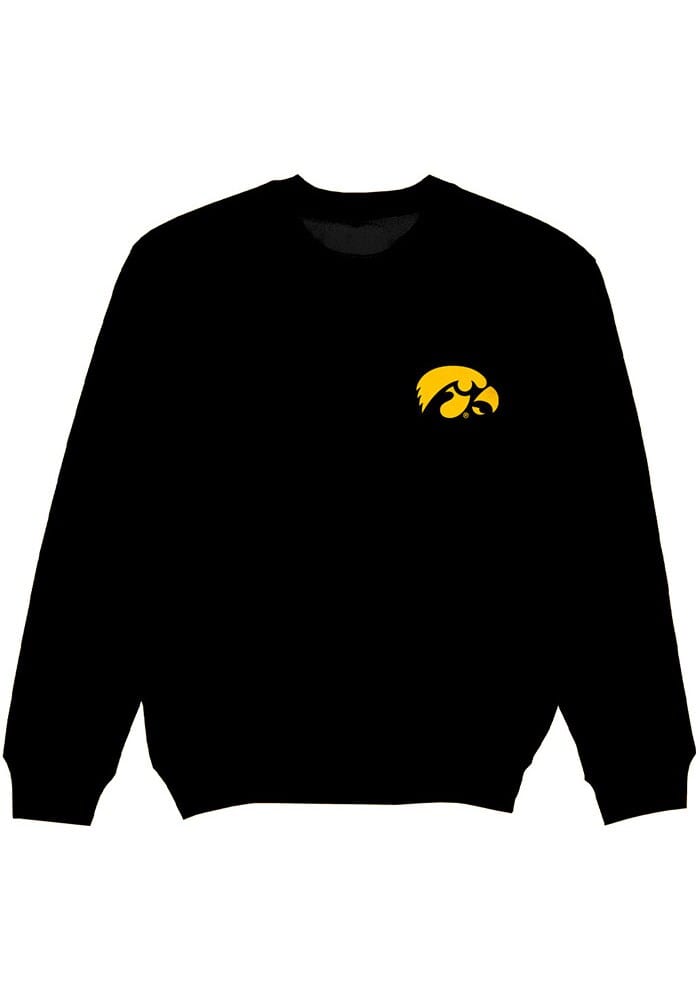 Vive La Fete Youth BLACK Iowa Hawkeyes Impressions Crew Neck Shirt