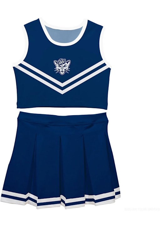 Vive La Fete BYU Cougars Toddler Girls Blue Ashley 2 Pc Sets Cheer