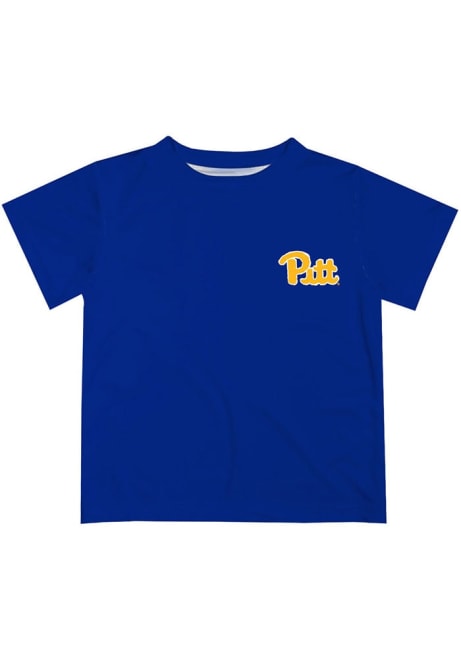 Youth Pitt Panthers Blue Vive La Fete Impressions Short Sleeve T-Shirt