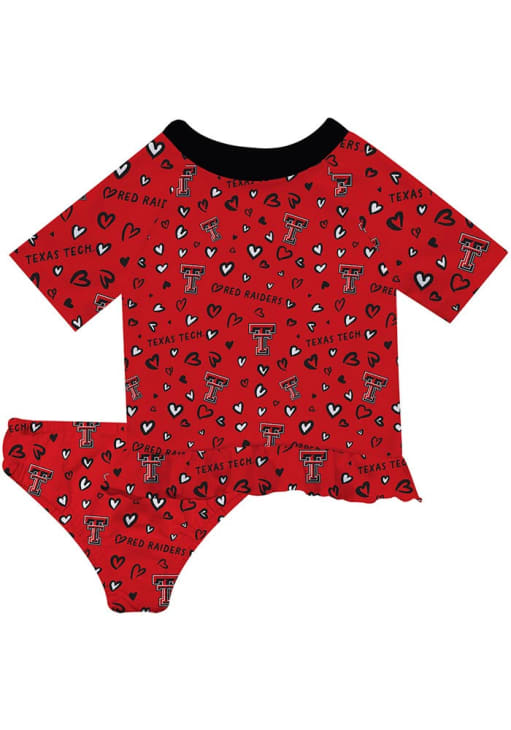 Texas Tech Red Raiders Pattern Heart T-Shirt - Apparel Texas Tech Red Raiders Pattern Heart T-Shirt - Apparel