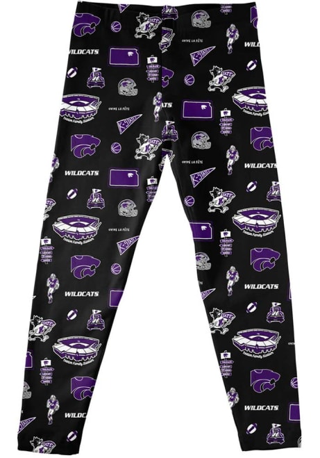 Girls K-State Wildcats  Vive La Fete Impressions Leggings