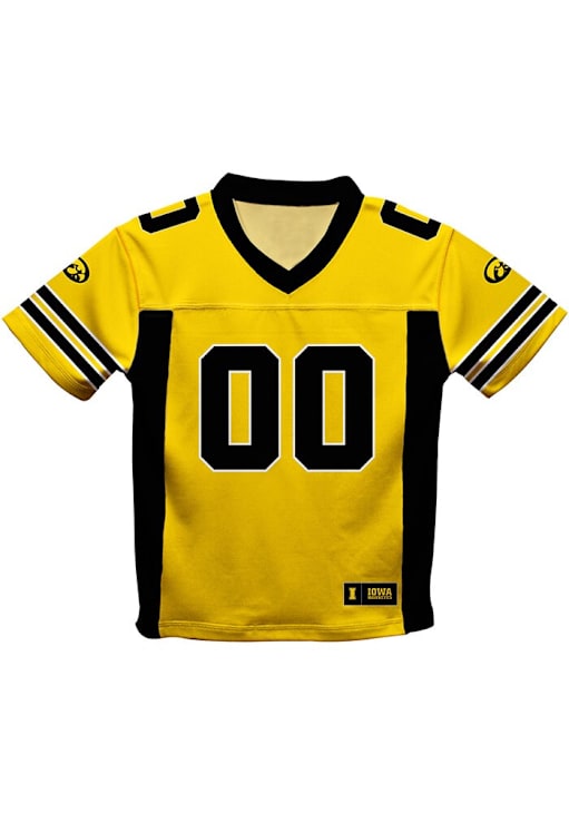 Vive La Fete Youth GOLD Iowa Hawkeyes Mesh Football Jersey Jersey