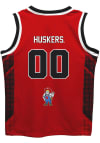 Main image for Nebraska Cornhuskers Toddler Red Mesh Jersey Basketball Jersey