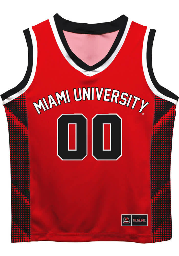 Miami RedHawks Youth Red Mesh Basketball Jersey - 16167066