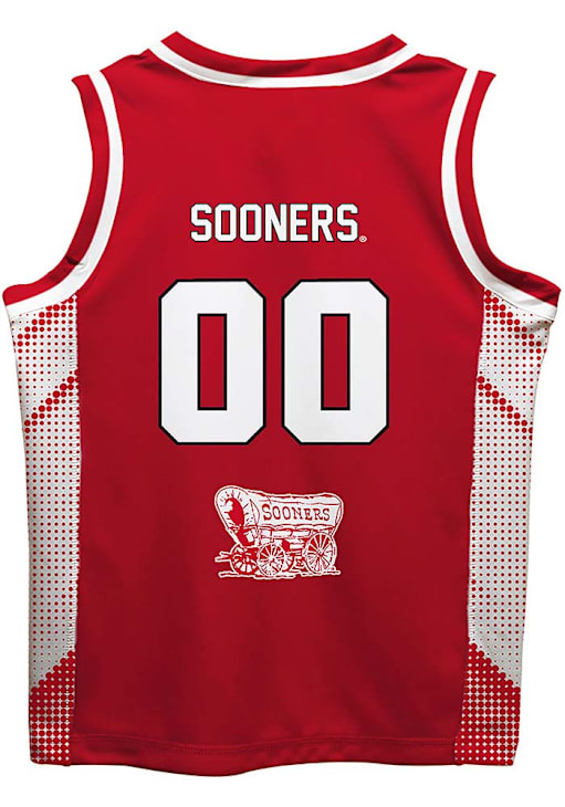 Oklahoma Sooners Youth Red Mesh Basketball Jersey 16167098 - Main Image