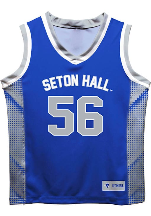 Seton Hall Pirates Youth BLUE Mesh Basketball Jersey 16167113