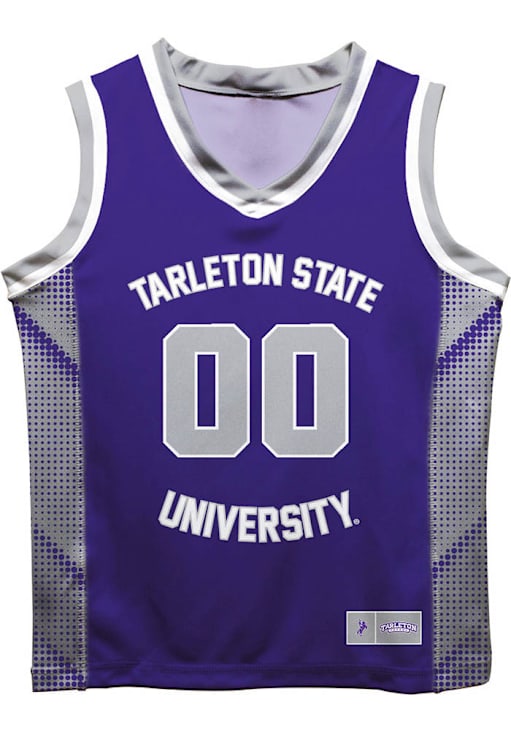 Vive La Fete Tarleton State Texans Youth Mesh Purple Basketball Jersey