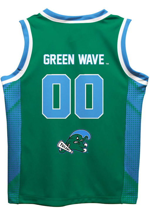 Tulane Green Wave Youth GREEN Mesh Basketball Jersey 16167133