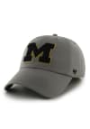 Main image for 47 Michigan Wolverines Mens Grey 47 Franchise Fitted Hat