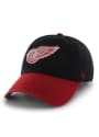 Detroit Red Wings 47 47 Franchise Fitted Hat - Black