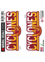Iowa State Cyclones 2 Pk 6x6 Team Color DuoTone Auto Decal - Red
