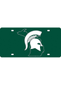 Michigan State Spartans State Shape Team Color Car Accessory License Plate