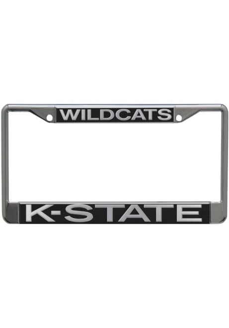 K-State Wildcats Silver  silver Acrylic License Frame