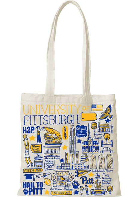 Pitt Panthers  Julia Gash Tote Bag - Blue