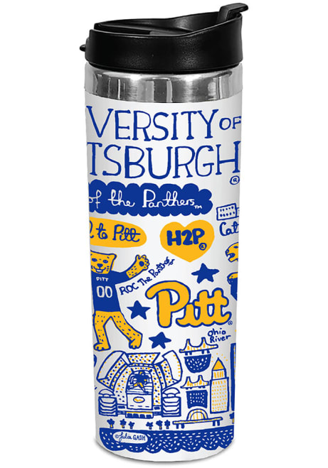 Blue Pitt Panthers 14oz Julia Gash Tumbler