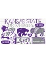 K-State Wildcats Julia Gash Recycled Wood Magnet