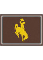 Wyoming Cowboys 8x10 Plush Interior Rug