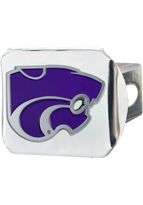 K-State Wildcats Silver Sports Licensing Solutions Color Logo Hitch Cover