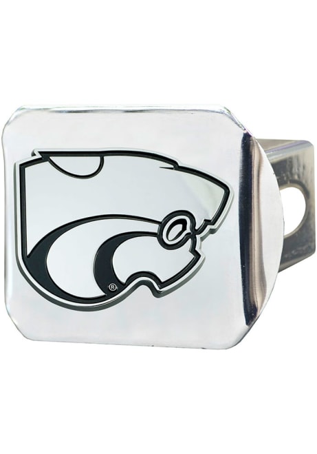 K-State Wildcats Silver Sports Licensing Solutions Chrome Hitch Cover