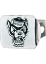 NC State Wolfpack Chrome Car Accessory Hitch Cover