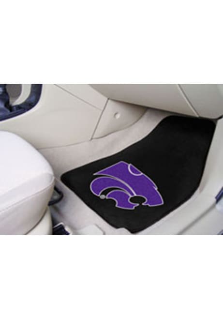 K-State Wildcats Black Sports Licensing Solutions 18x27 Carpet Car Mat