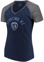 Sporting Kansas City Womens Paid Our Dues T-Shirt - Navy Blue