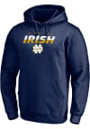 Main image for Notre Dame Fighting Irish Mens Navy Blue Elevate Play Long Sleeve Hoodie