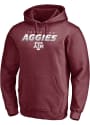Texas A&M Aggies Elevate Play Hooded Sweatshirt - Maroon