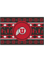 Utah Utes 19x30 Holiday Sweater Starter Interior Rug