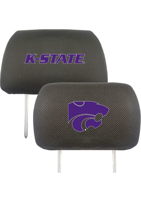 K-State Wildcats Black Sports Licensing Solutions 10x13 Head Rest Cover