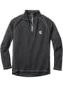 Michigan State Spartans Tommy Bahama Firewall 1/4 Zip Pullover - Charcoal