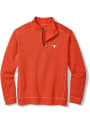 Texas Longhorns Tommy Bahama Sport Nassau 1/4 Zip Pullover - Burnt Orange