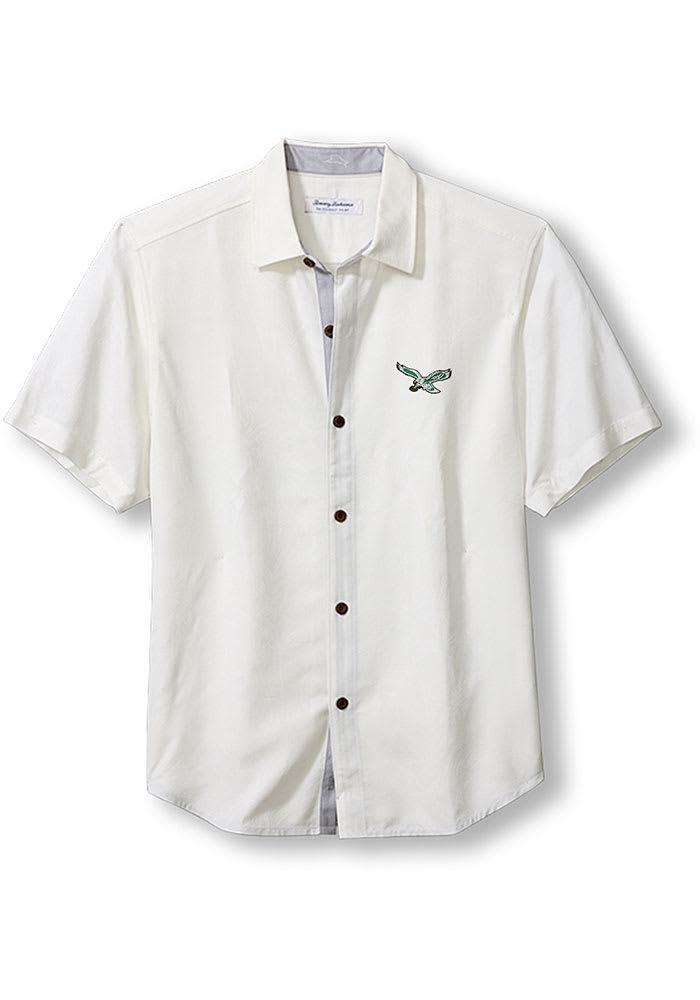 Tommy Bahama Men s Philadelphia Eagles Coconut Point Palm Vista Dress Shirt