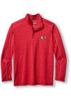 Main image for Tommy Bahama Kansas City Chiefs Mens Red ISLANDZONE PLAYER POINT Long Sleeve 1/4 Zip Pullover