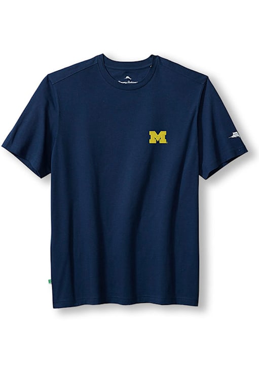 Tommy Bahama Michigan Wolverines Saved By The Wave Short Sleeve