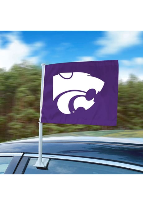 K-State Wildcats Purple Sports Licensing Solutions Team Logo Car Flag
