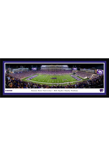 Purple K-State Wildcats Football Select Framed Posters