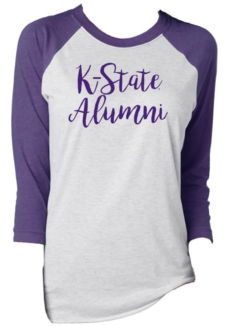 Womens Purple K-State Wildcats Candace LS Tee